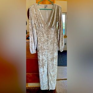 ASOS velvet occasion maxi dress